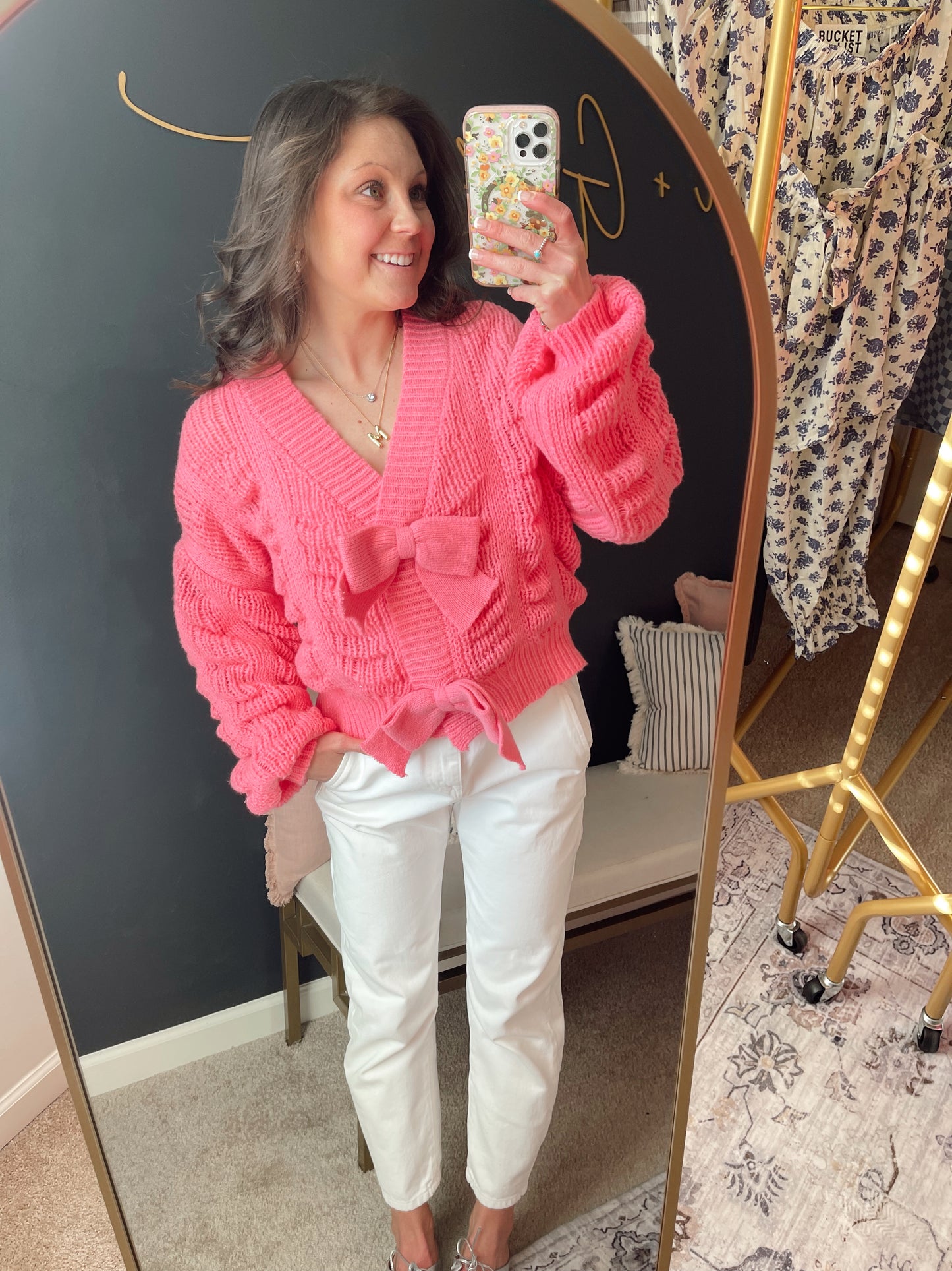 Ruby Bow Sweater