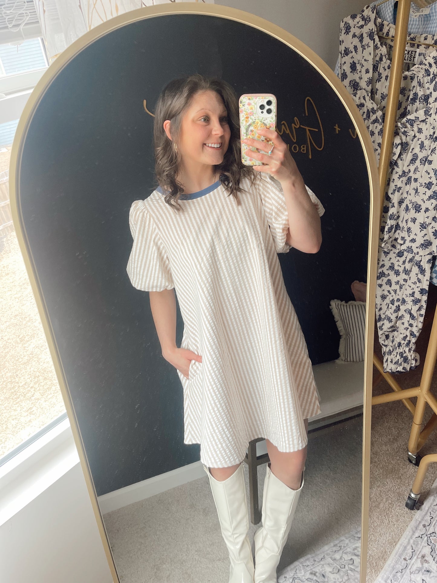 Rebecca Striped Dress