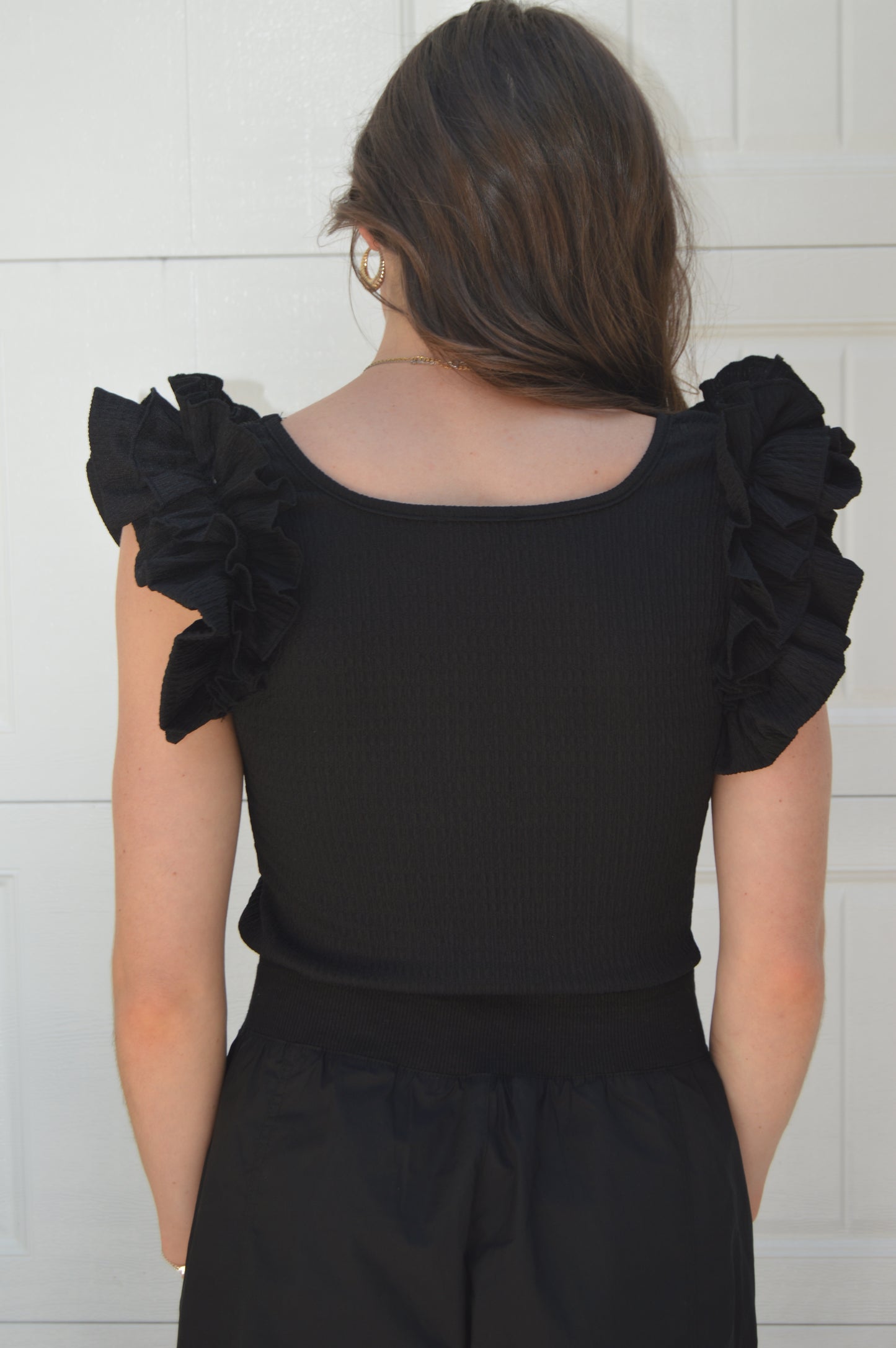 Bella Ruffle Sleeve Top