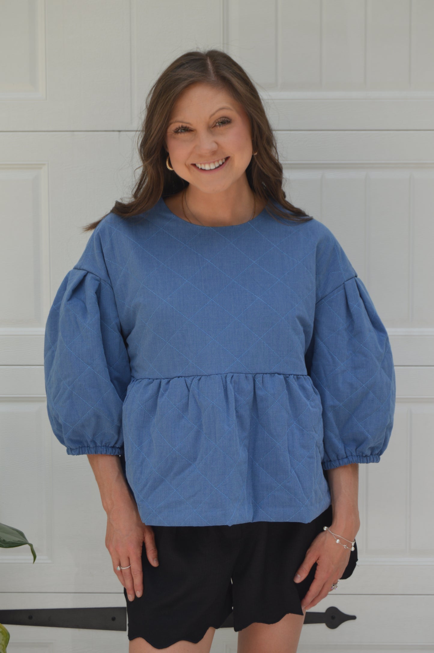 Gail Peplum Top