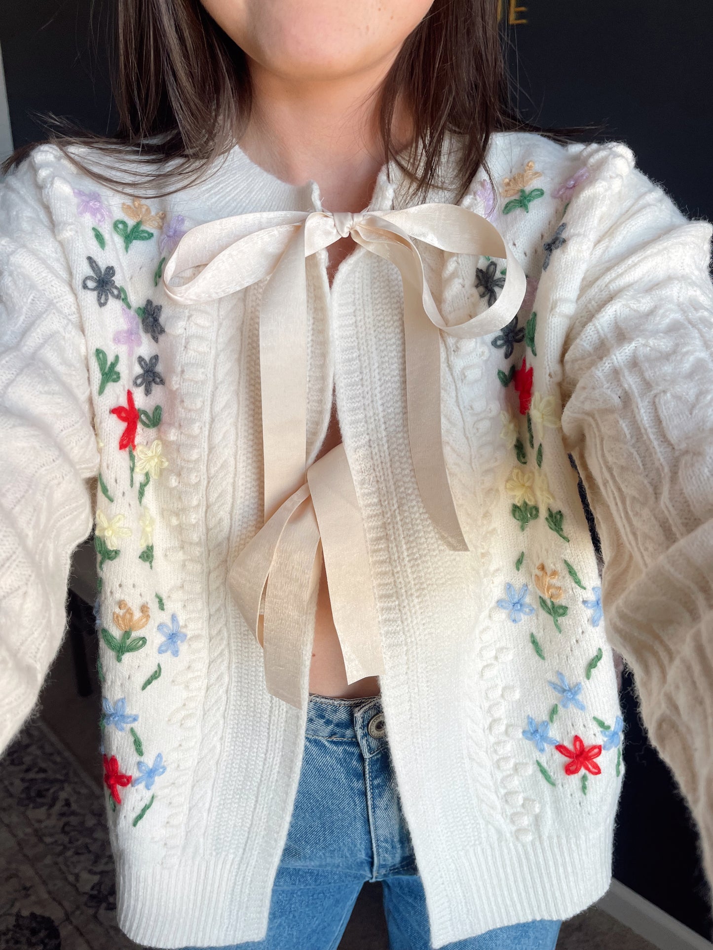 Carol Floral Sweater