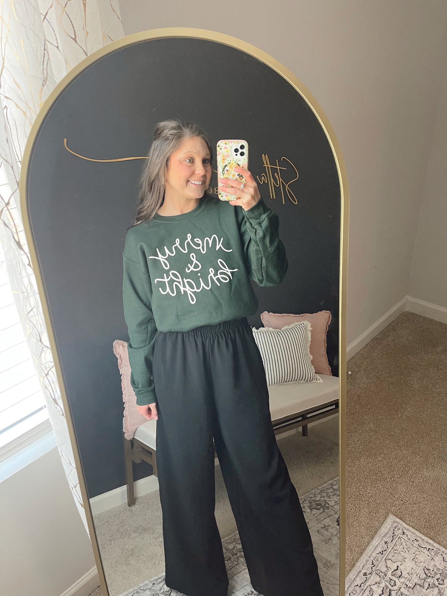 Merry & Bright Christmas Sweatshirt